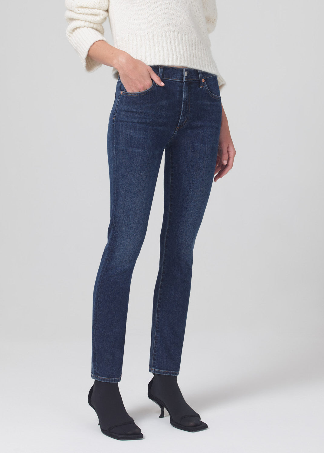 INGA LOW RISE SLIM JEAN IN ADORN