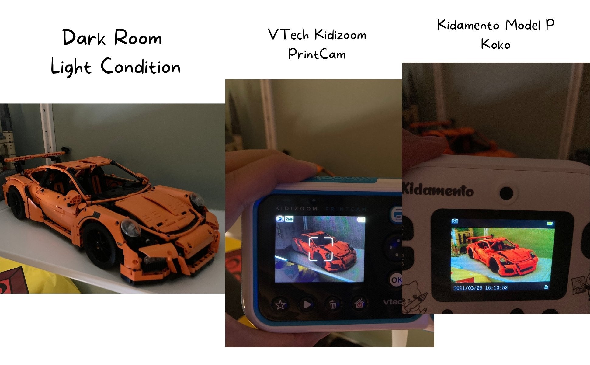 Comparison: Vtech Kidizoom Print Cam + Thermal Paper - Foto Erhardt
