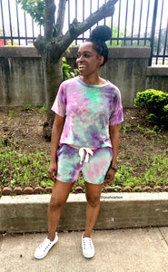 Short and Sweet Tie Dye Shorts Sets