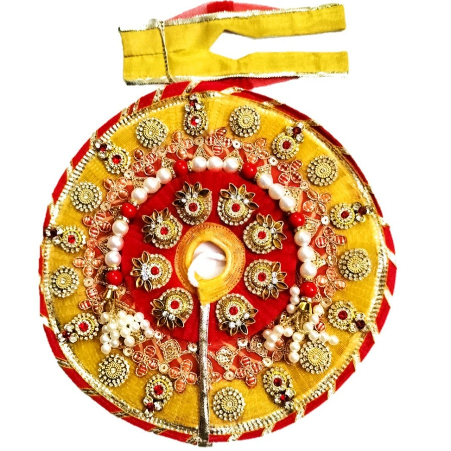 Kanha/Laddu Gopal/Krishna Ji Dress/ Fancy Poshak_Size No. 4 ...