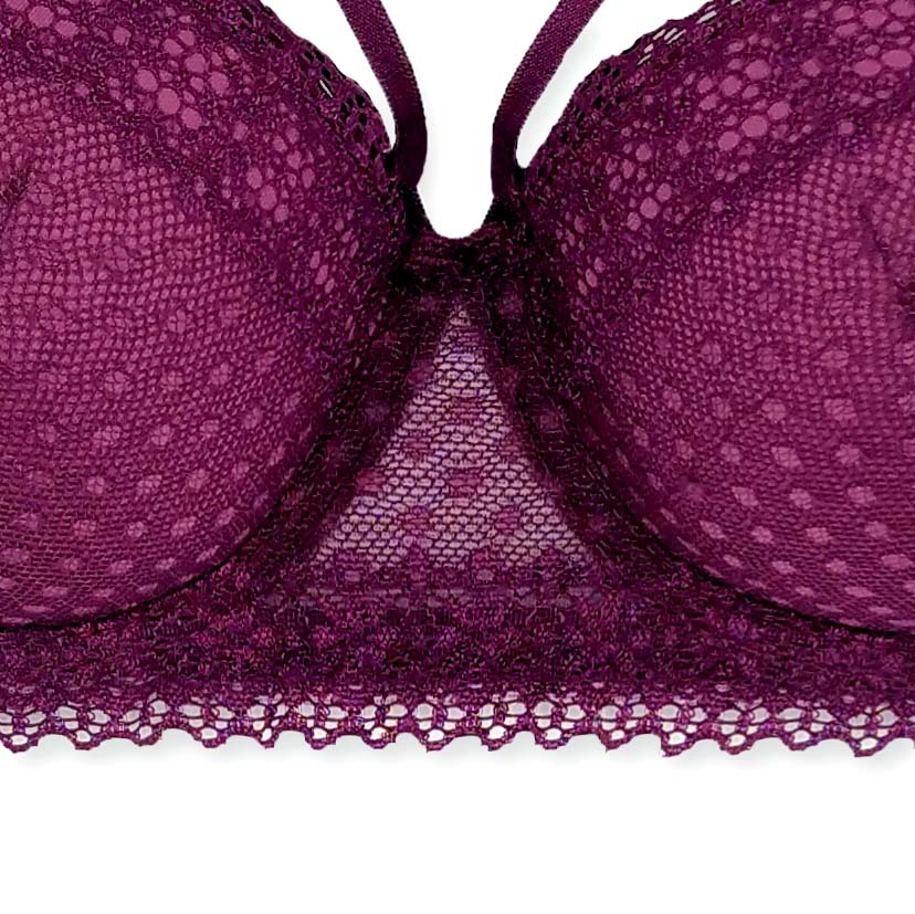 lavender bra and panty set