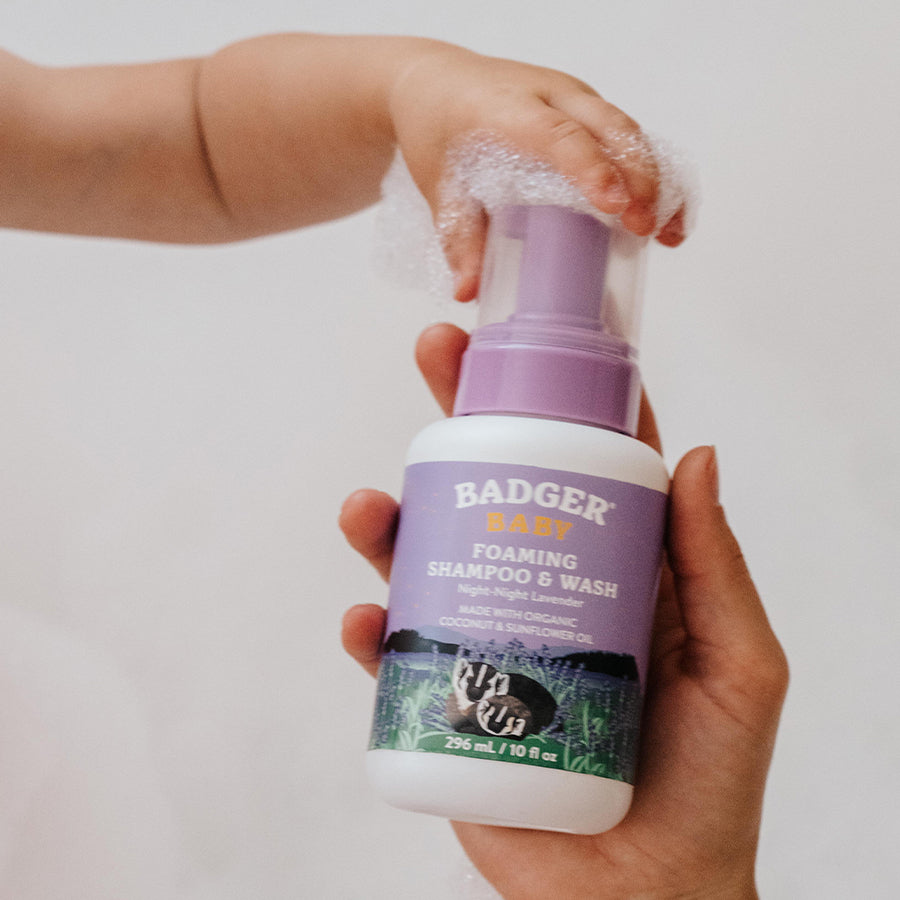 Badger Baby Night-Night Foaming Shampoo and Wash