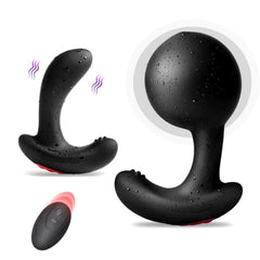 Remote Control Inflatable Anal Plug Vibrator & Prostate Massager