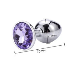 Luxury Stainless Steel Anal Butt Plug: