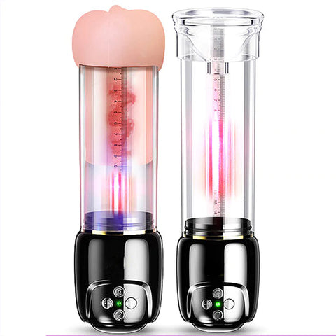Penis enlargement pump and masturbator