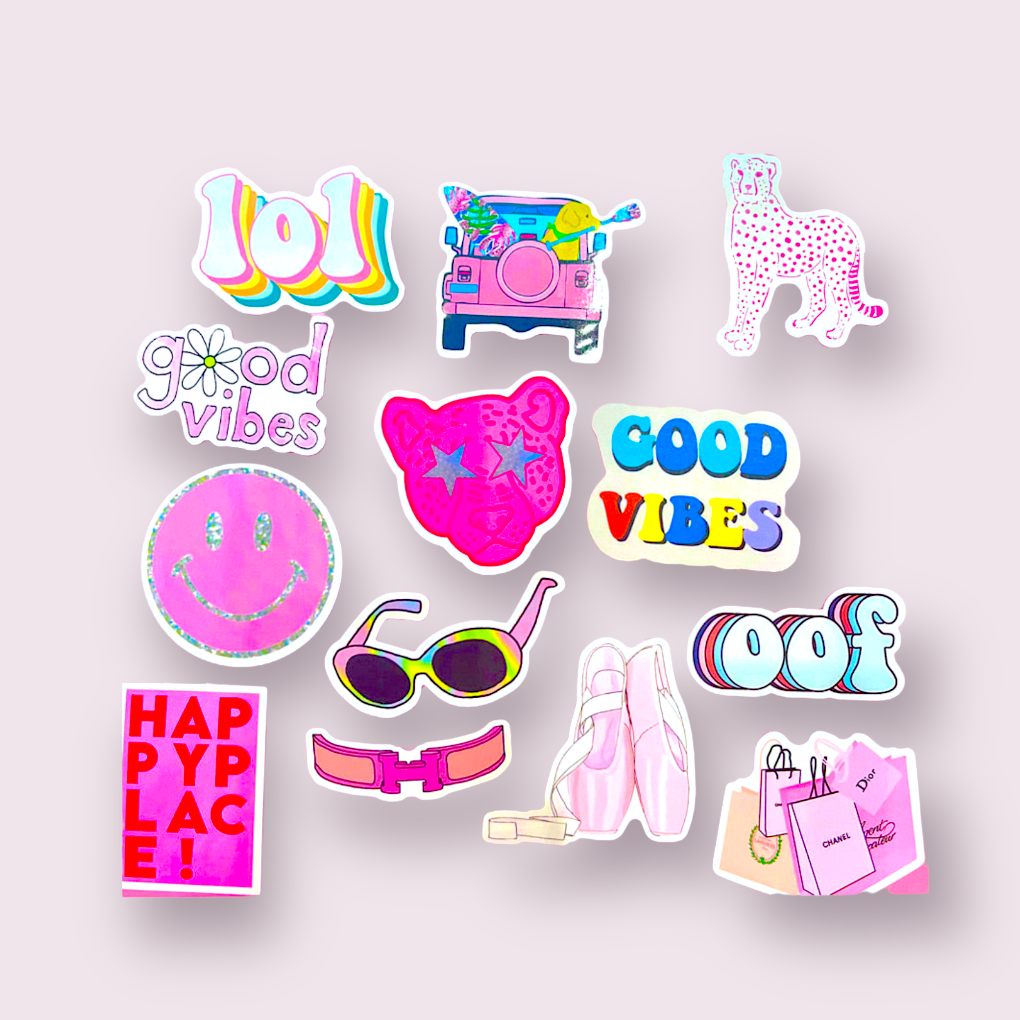 Preppy Mini Sticker Pack - cutandcropped