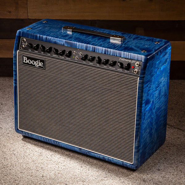 MESA/Boogie Fillmore 50 1x12 Combo- Custom Private Res. Flame Maple - Trans Turquoise