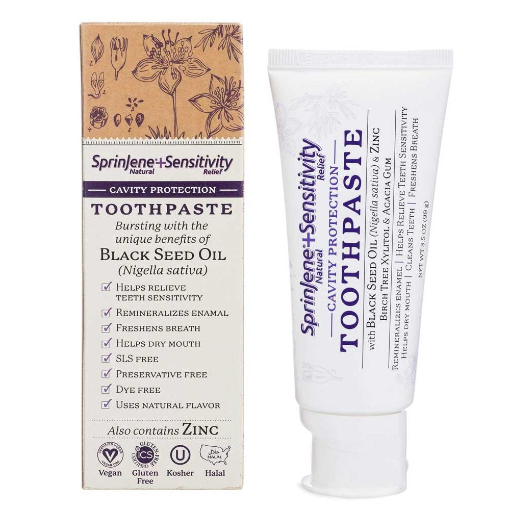 natural sensitive toothpaste with fluoride