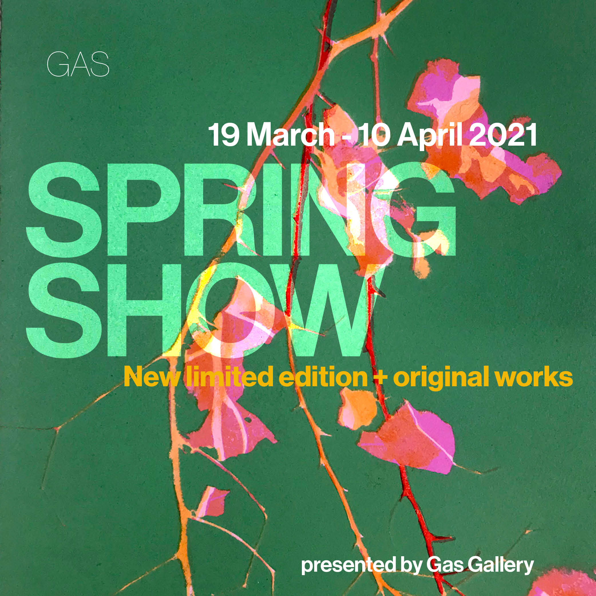 Spring Show at Gas Gallery. Prints and Originals.
