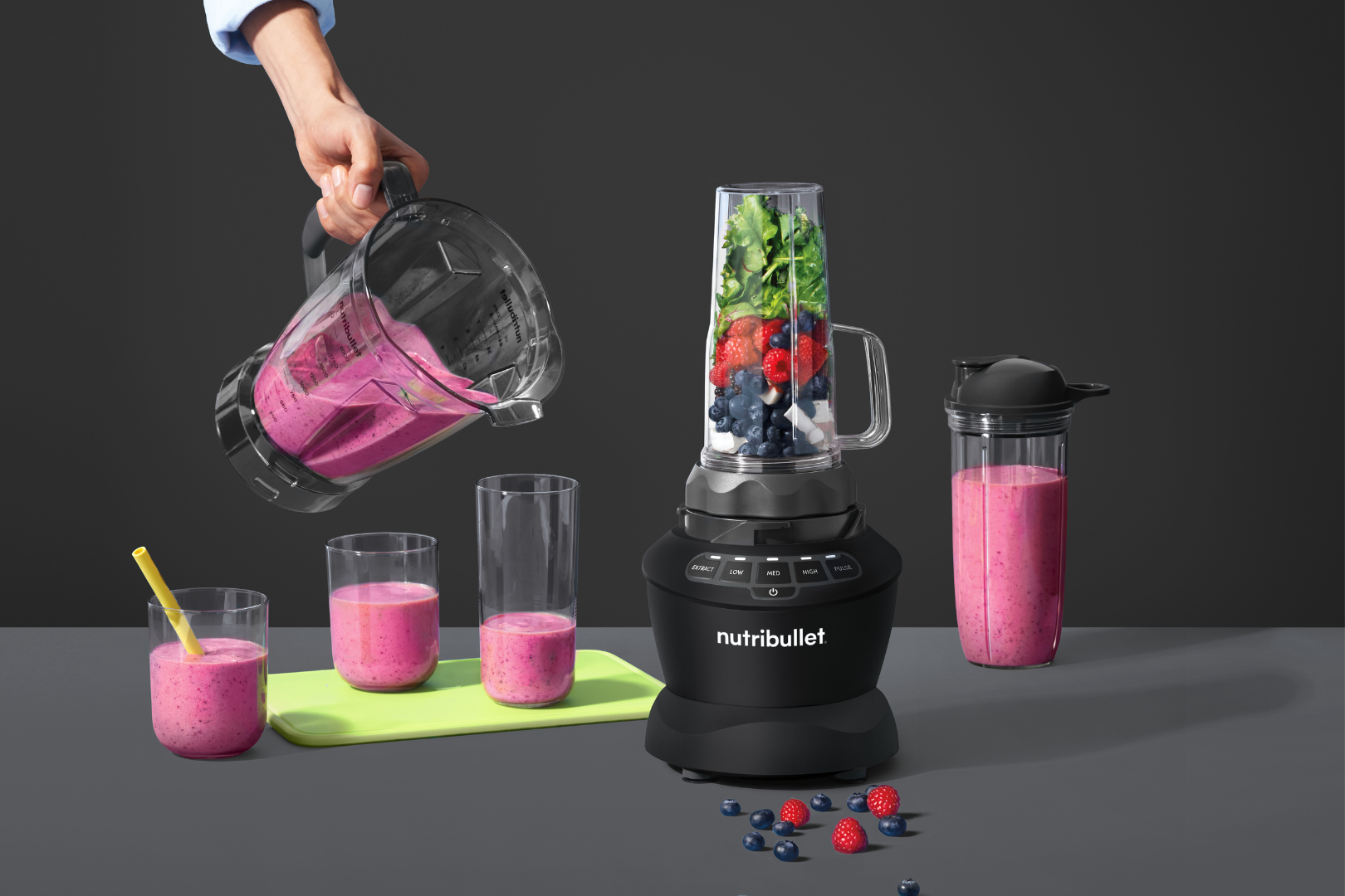 NutriBullet Blender Combo 1200 Matte Black - NutriBullet Australia