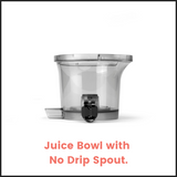 Nutribullet Slow Juicer Juice Bowl with No-Drip Spout