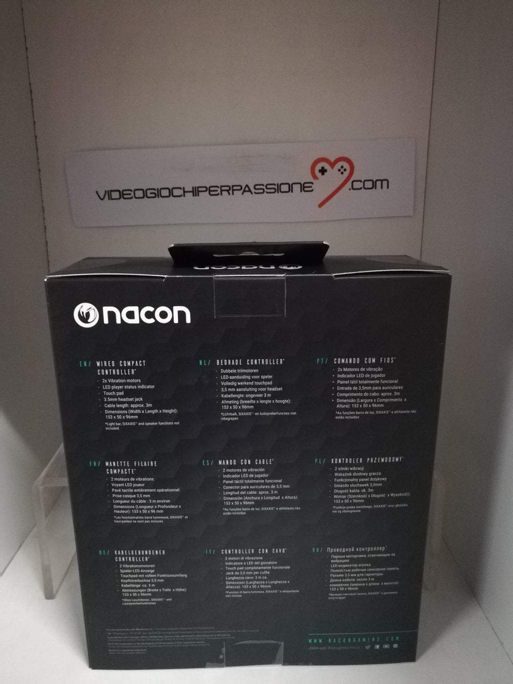 Controller Playstation 4 Nacon Compact Ufficiale Sony Playstation Videogiochi Per Passione