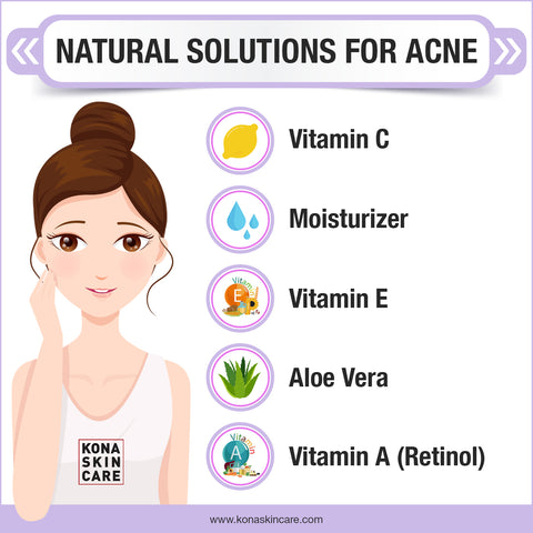 Natural solutions for acne