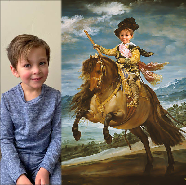 Custom Royal Portrait for Kids