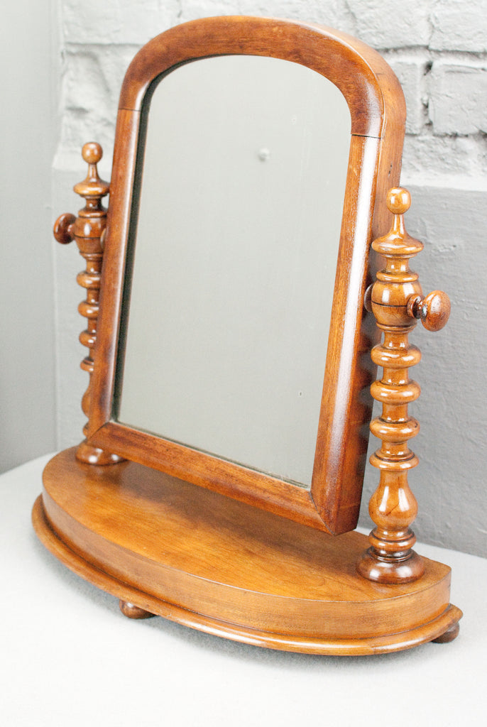 pine table mirror