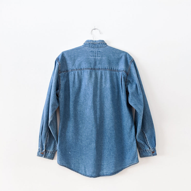 Vintage Levi's Blue Denim Button-up Shirt | Fold and Fray