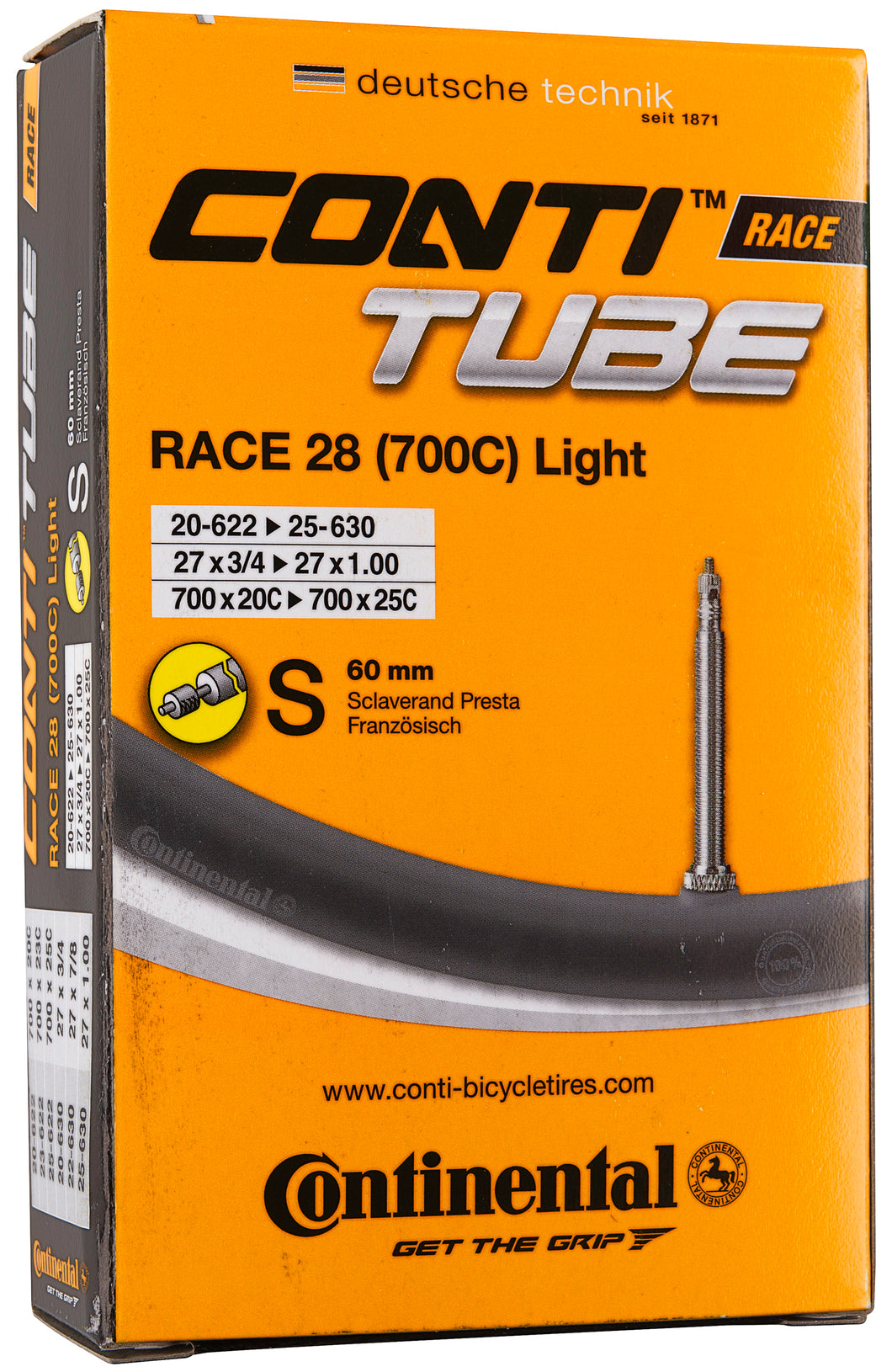 continental inner tubes 700 x 25