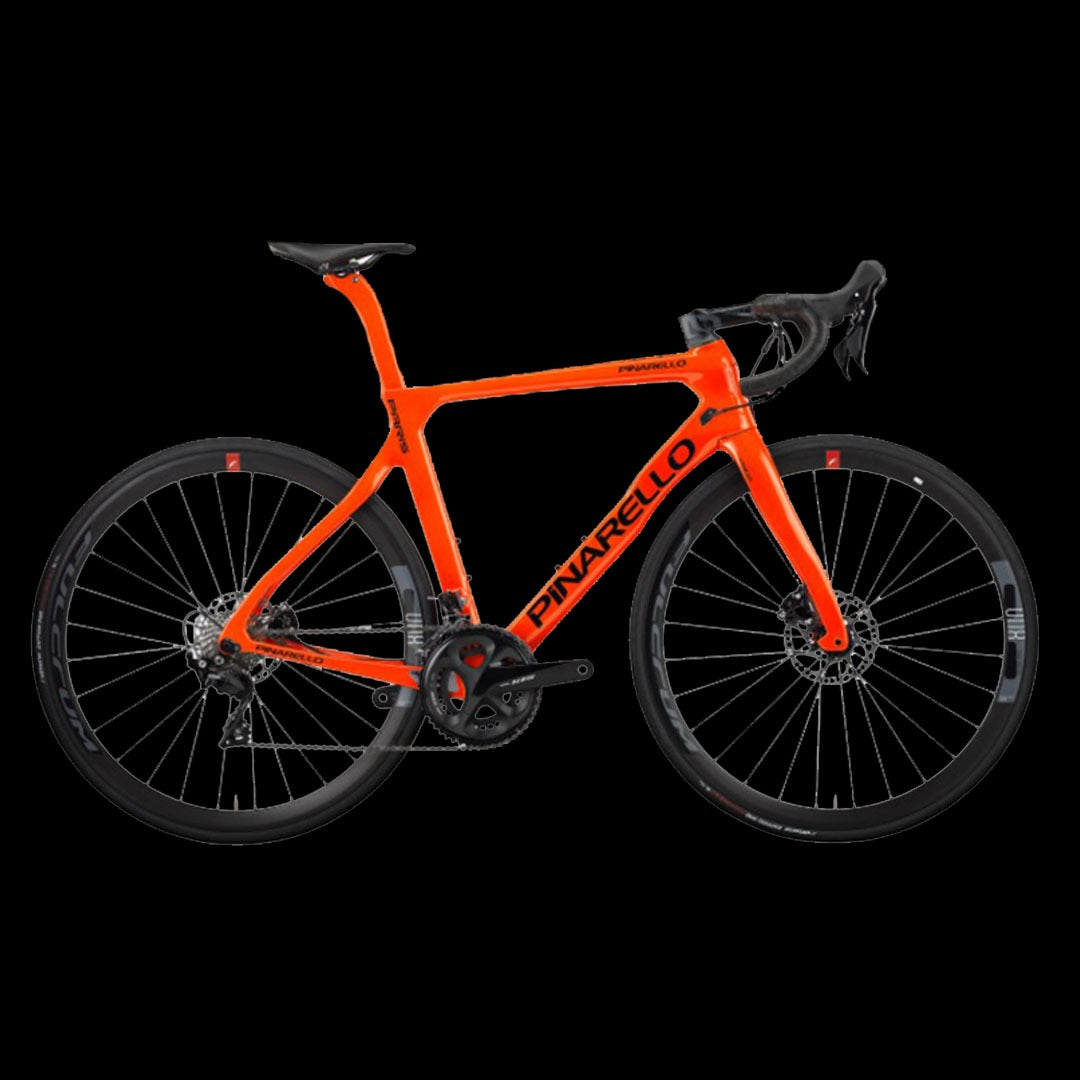 pinarello orange bike