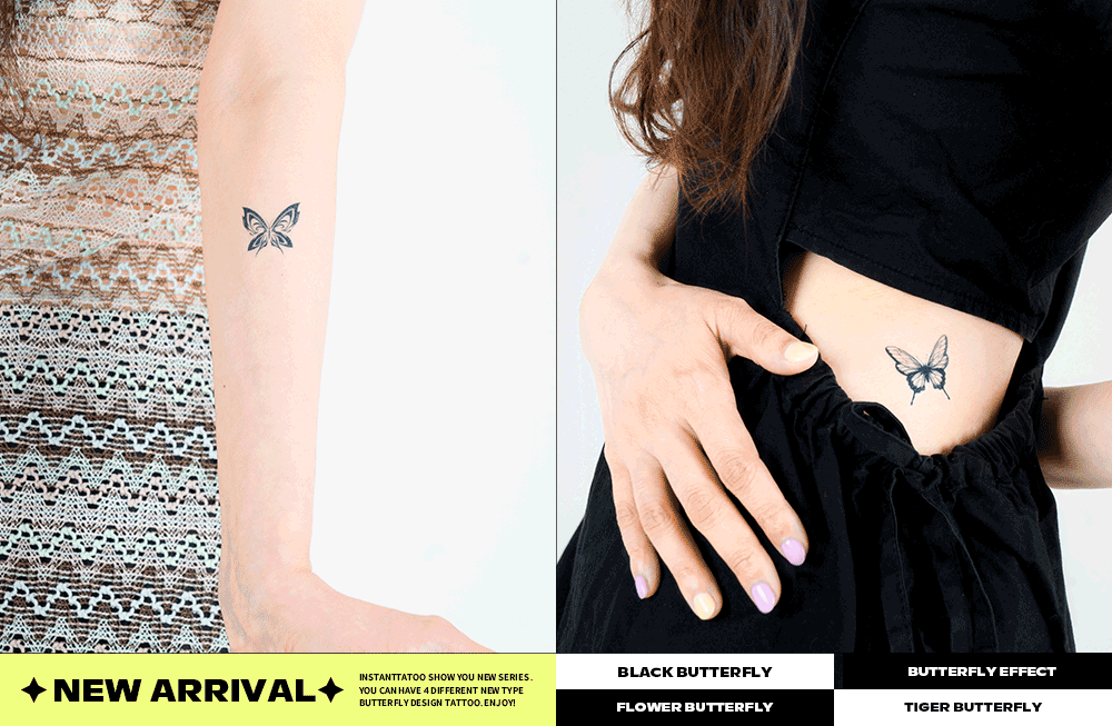 本物よりリアルなタトゥーシール ステッカー Instant Tattoo Japan