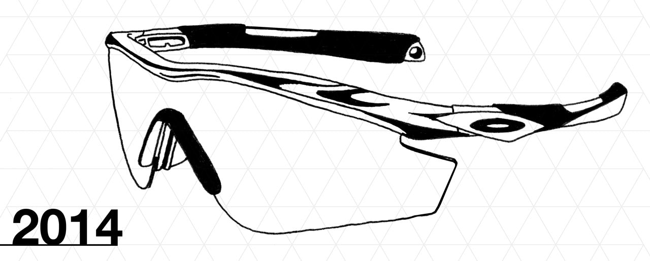 Sketch of Oakley M Frame 2014
