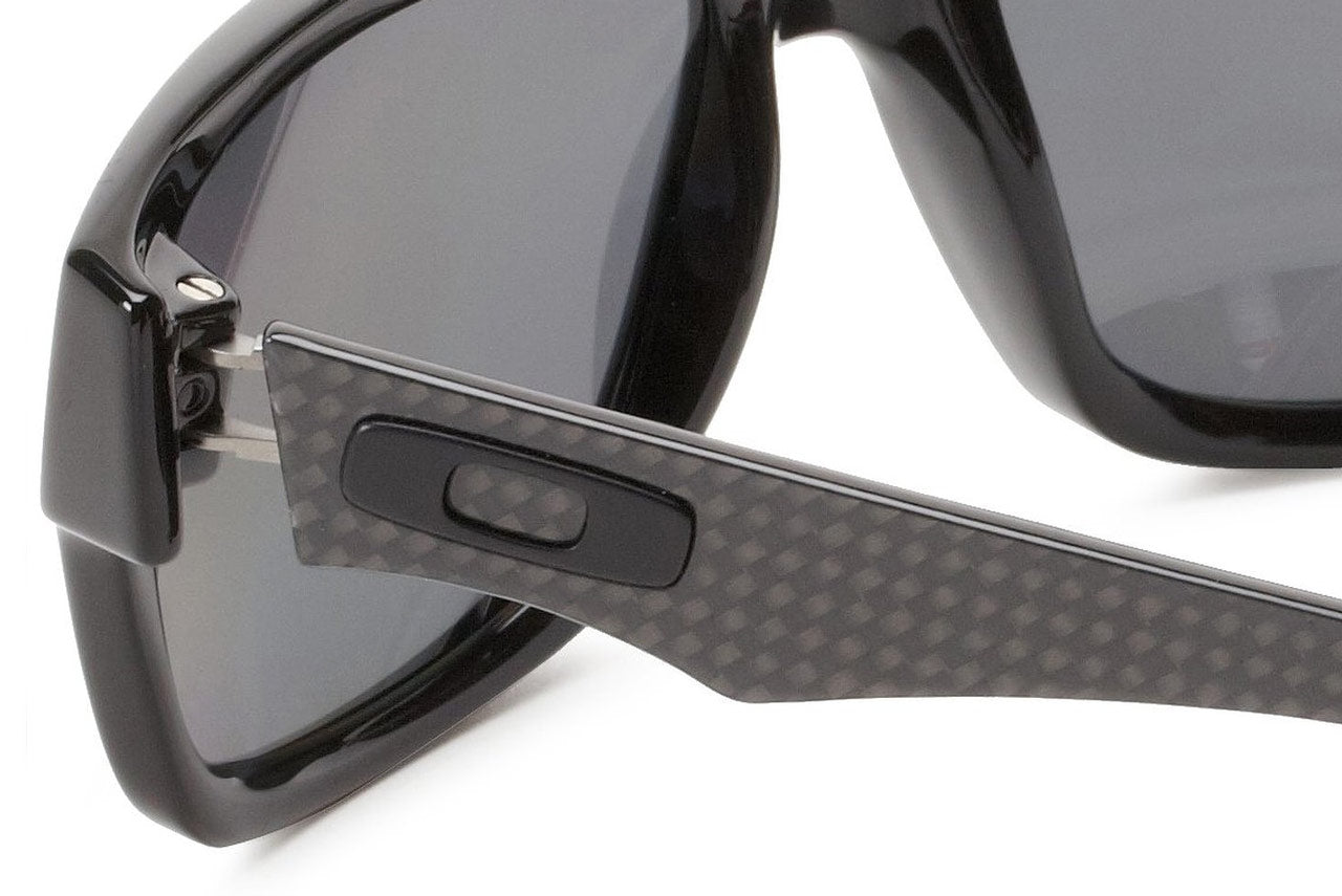 Outside hinge view of Oakley Jupiter Factory Lite sunglasses