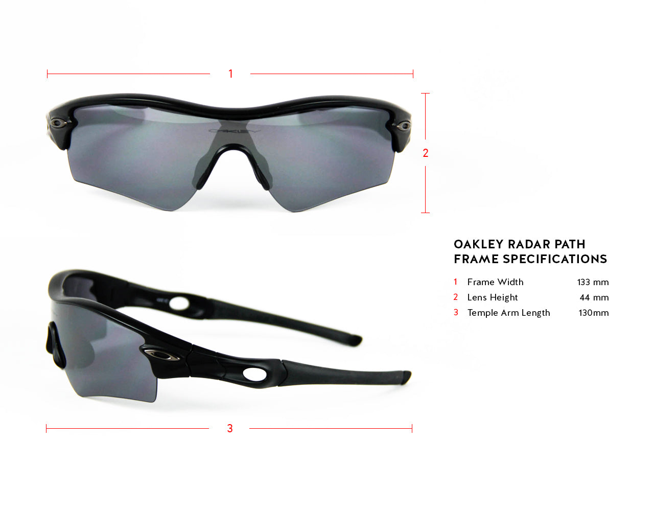 oakley radar path vs pitch