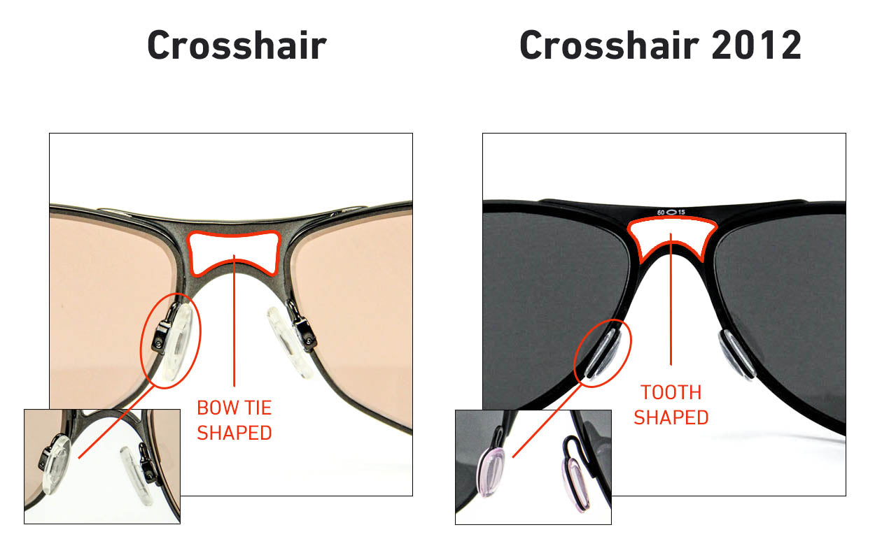oakley crosshair vs oakley crosshair 2012