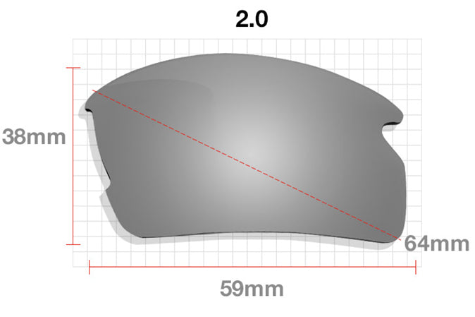 Oakley Flak 2.0 lenses standard
