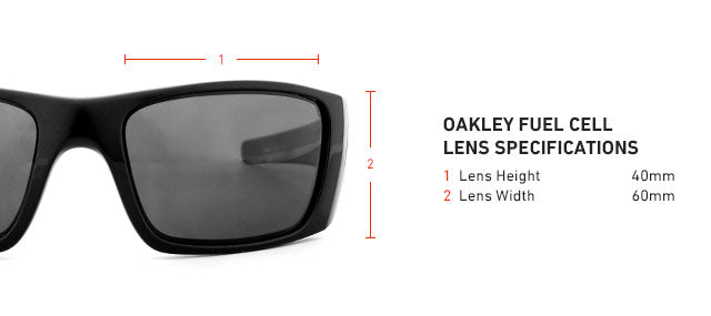 oakley fuel cell dimensions