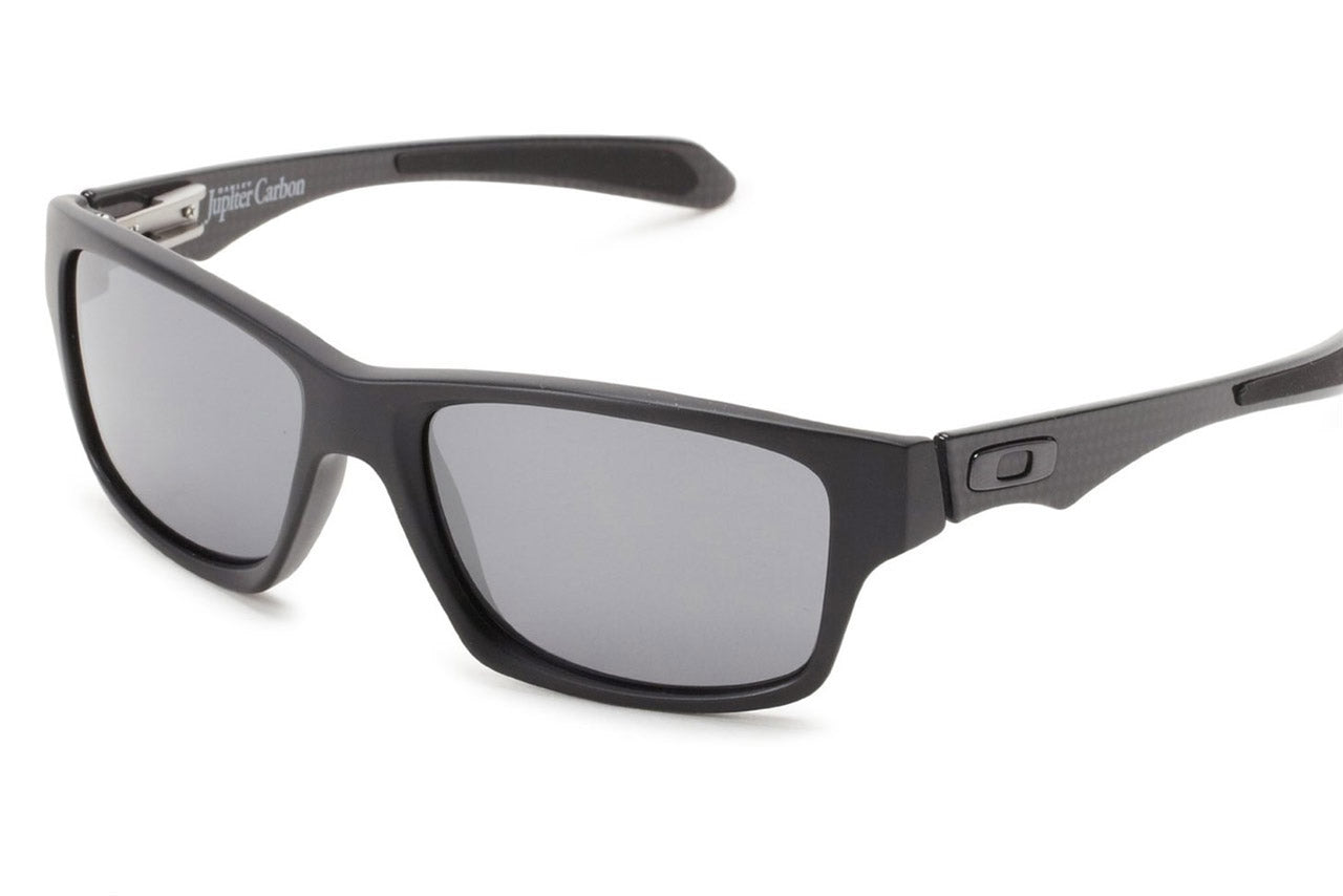 Oakley Jupiter Carbon sunglasses at an angle