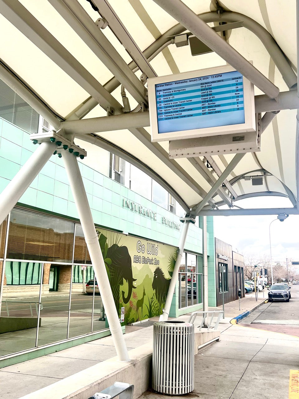 ABQ Terminal Screens Powered By Videotel Digital