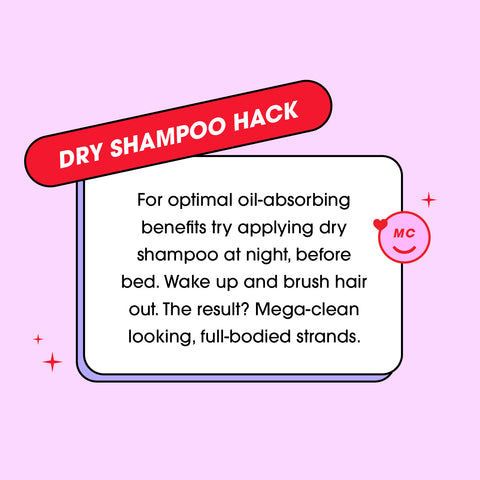 dry shampoo hack infographic