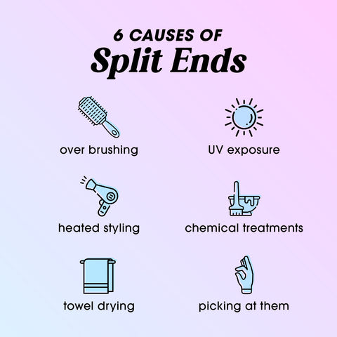 6 causes of split ends
