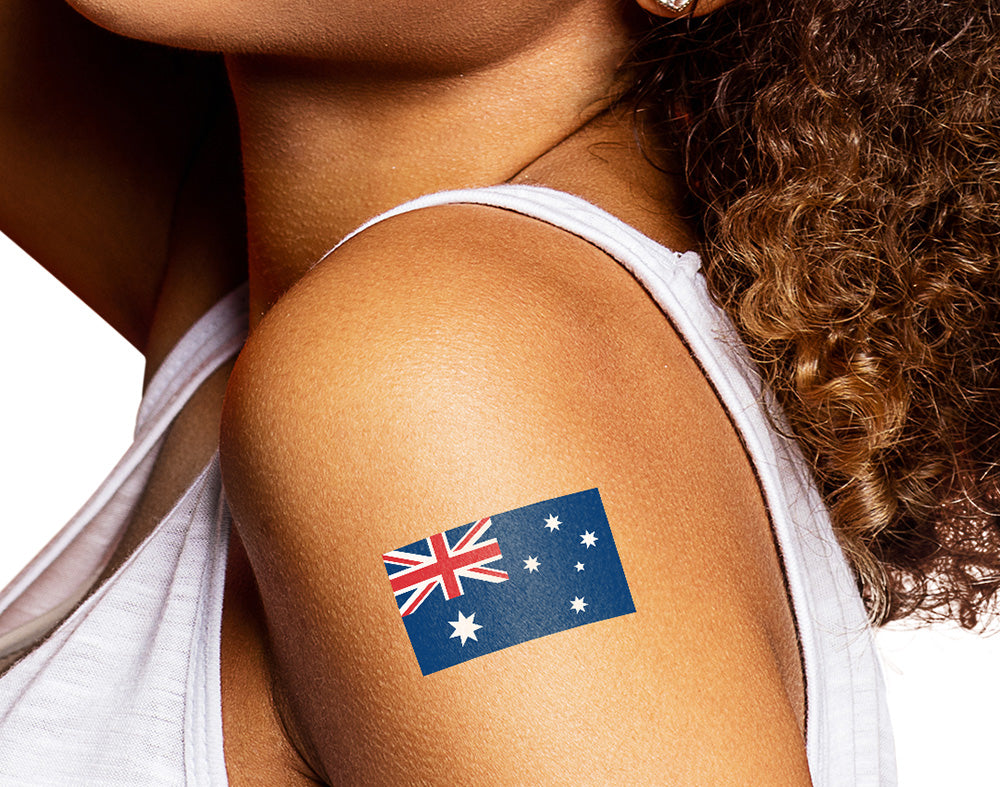 Australia Day Tattoos Pack 8 | Buy Aussie Flag Tattoo | Australia Day  Temporary Tattoos Online