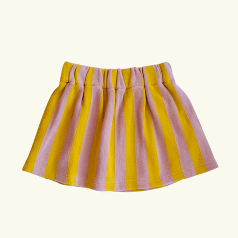 evie skirt golden stripe