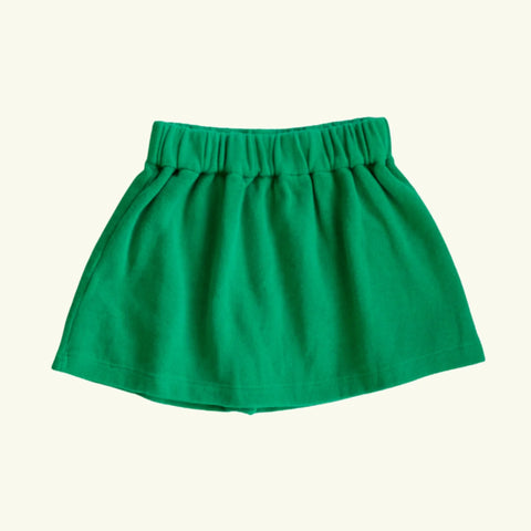 evie skirt in lucky green