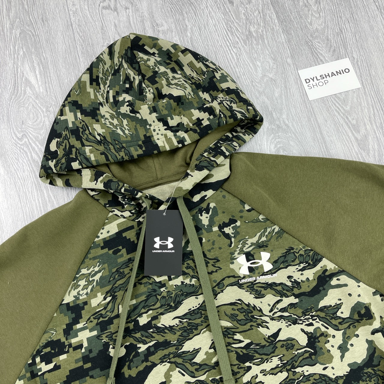 under armour rival fleece camo hoodie