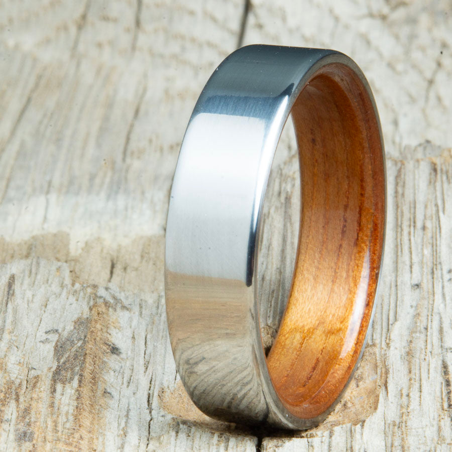 Womens wooden rings – Peacefield Titanium