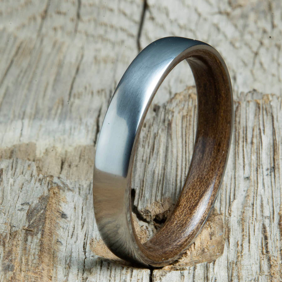 Womens wooden rings – Peacefield Titanium