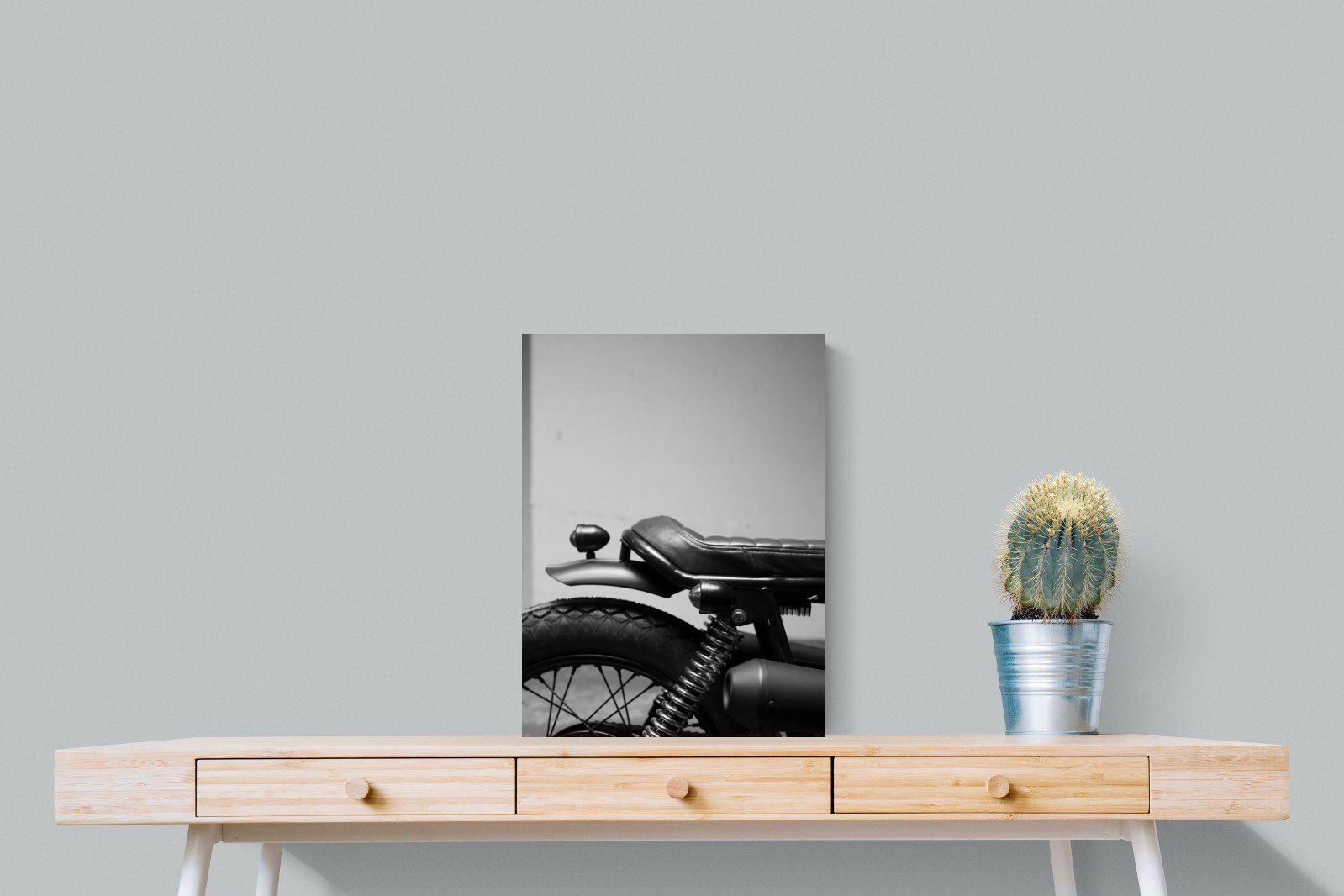 Back Seat Rider-Wall_Art-45 x 60cm-Mounted Canvas-No Frame-Pixalot
