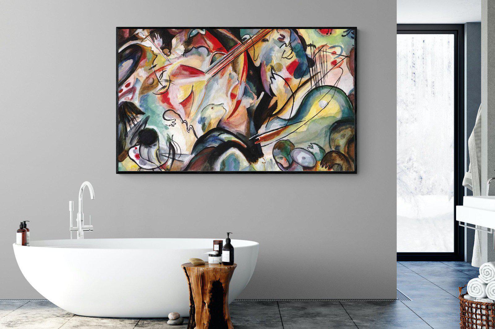 Orchestral Art-Wall_Art-180 x 110cm-Mounted Canvas-Black-Pixalot