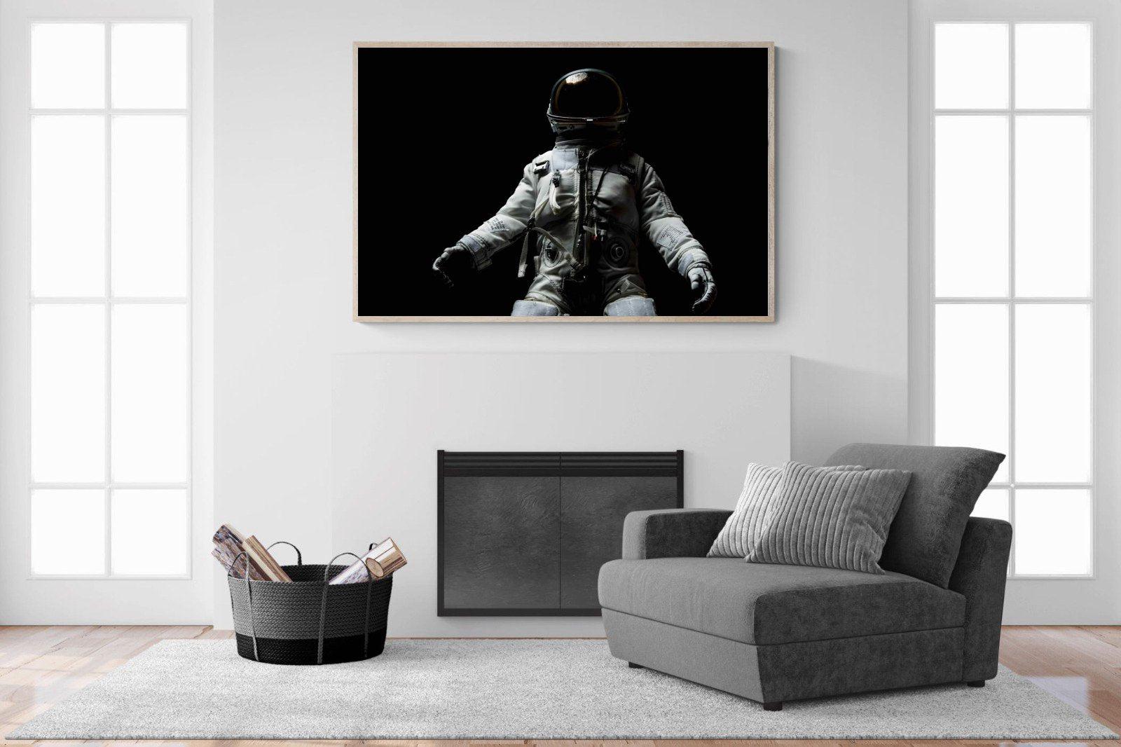 Space Walk-Wall_Art-150 x 100cm-Mounted Canvas-Wood-Pixalot