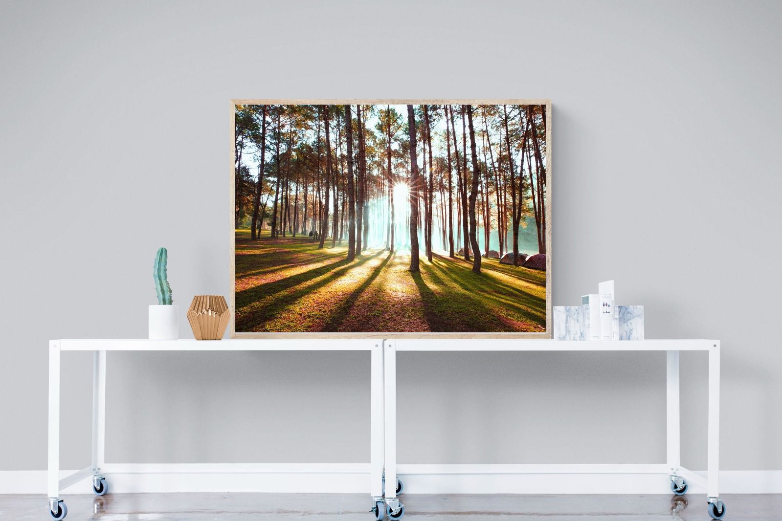 Tree Light-Wall_Art-120 x 90cm-Mounted Canvas-Wood-Pixalot