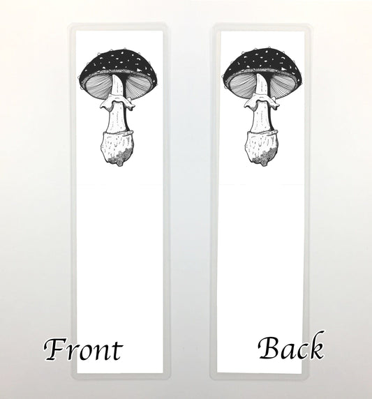Snail and Mushroom Bookmark: 2x6