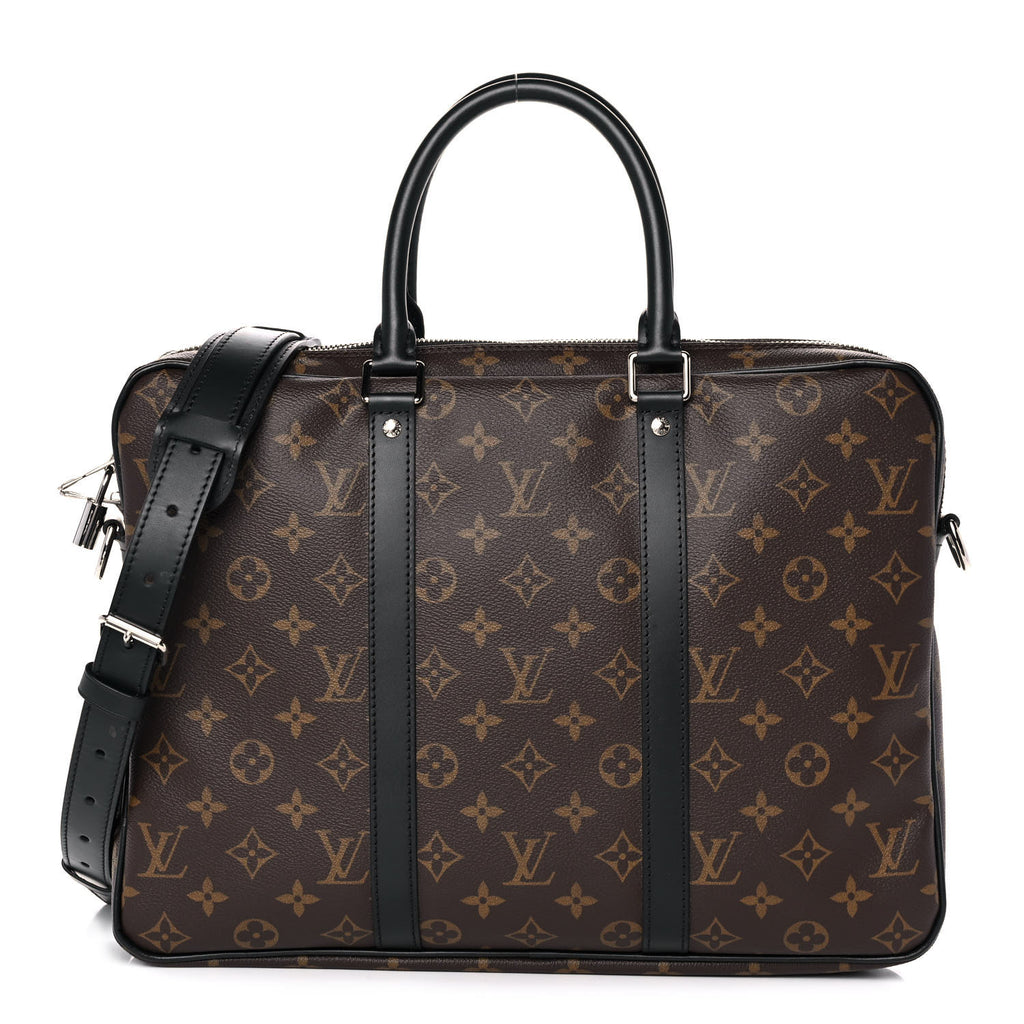 LOUIS VUITTON Monogram Macassar Porte-Documents Voyage, Luxury, Bags &  Wallets on Carousell