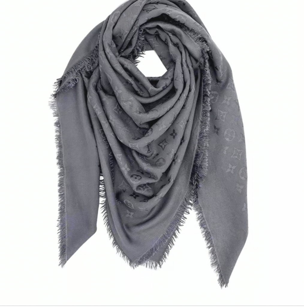 LOUIS VUITTON MONOGRAM SILK SCARF SHAWL – The Lavish Loft