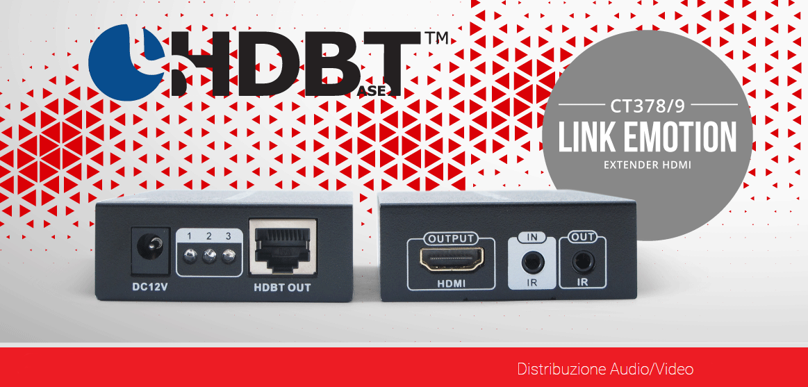 Hdmi over ip hdbaset extender