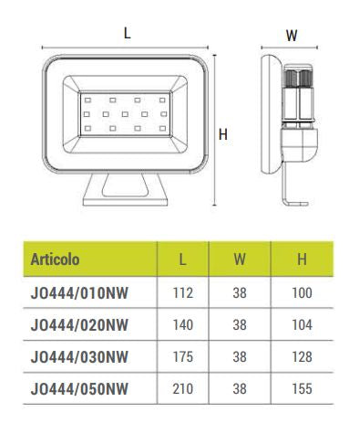 Slim Led Outdoor Wall Light IP65 Tempered Glass 4000K, Grey