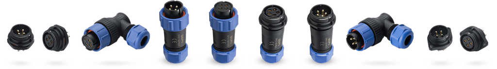 Waterproof ip68 2-pole 30A waterproof connector