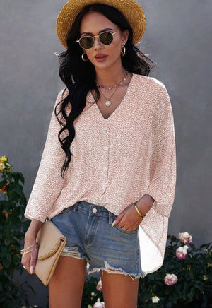 POL Rose Pink Sequin Top